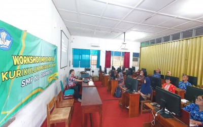 Tahun Baru, Guru SMPN 2 Girimulyo ikuti Workshop IKM